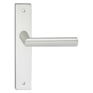 Aluminium deurkrukken op schild