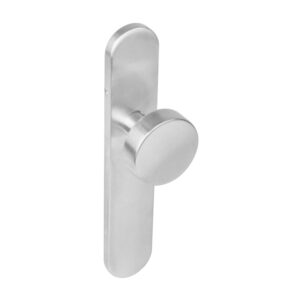 Intersteel Knop op schild rvs geborsteld Blind