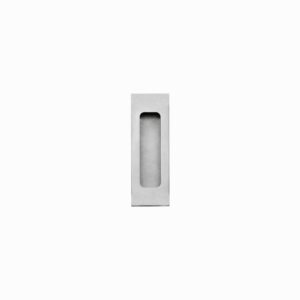 Intersteel Schuifdeurkom rechthoek 120x40mm blind rvs geborsteld rvs geborsteld