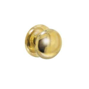 0010.393033-Intersteel-Voordeurknop-zwaar-messing-ongelakt