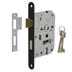 Intersteel Woningbouw klavier dag en nachtslot 55 mm zwart