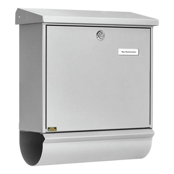 Burg-Wächter-brievenbus-kast_zilver-comfort-set